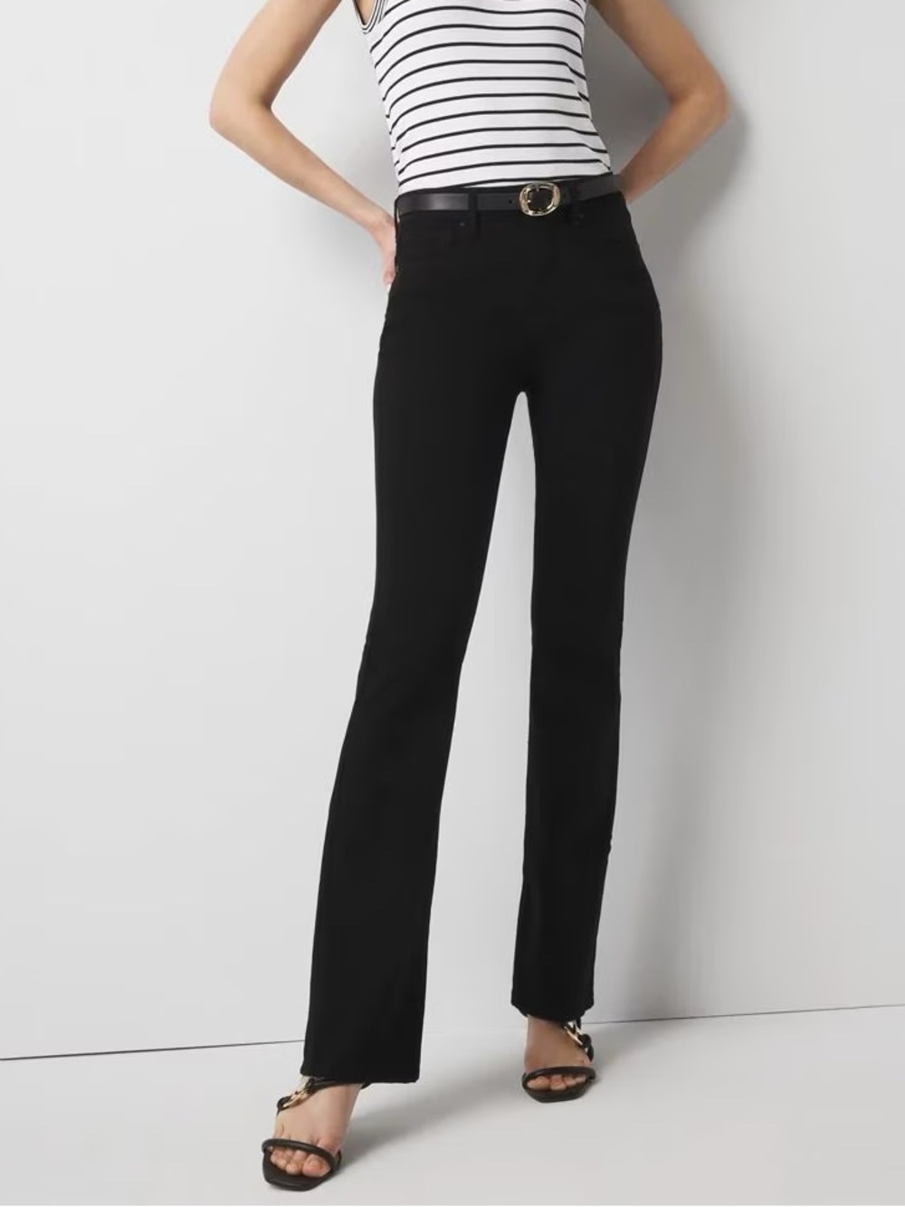White House Black Market The Sculpt High Rise Curvy Flare Jeans